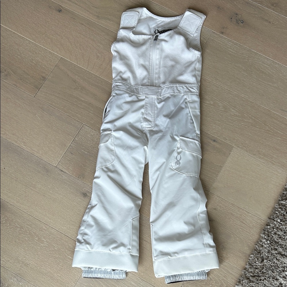Spyder White Snow Bib